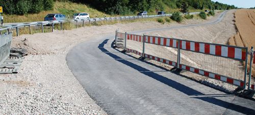 Neuer Radweg an der B19