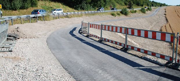 Neuer Radweg an der B19