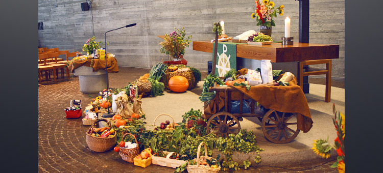 Erntedank in der Auferstehungskirche Böfingen